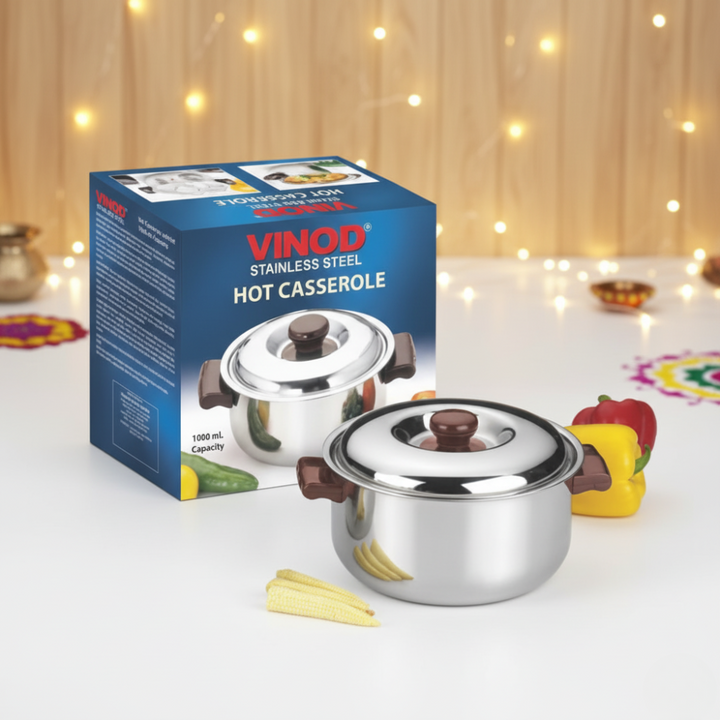 Vinod Stainless Steel Hot Casserole 700 ml