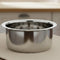 VINOD Stainless Steel Round Bottom Tope No 16 Capacity 4.6 Liter, Highest Grade Steel, Mirror Finish & Rust Free