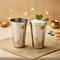 Vinod Stainless Steel Lassi Glass - Set of 2- Jumbo 650 ML | Durable & Elegant