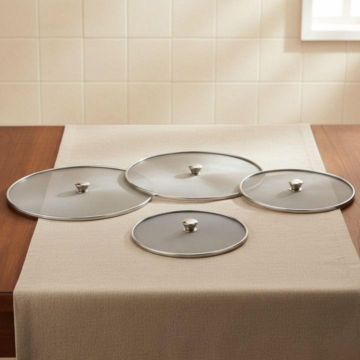 Vinod Stainless Steel Net Cover 2 pieces – 8 No.