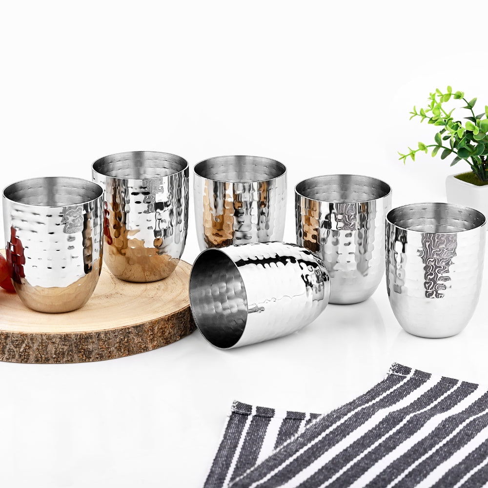 Vinod Stainless Steel Premium Glass