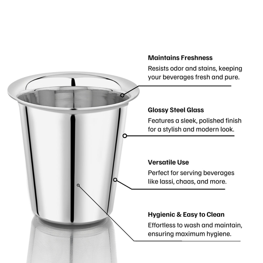 Vinod Stainless Steel Rampatra Glass