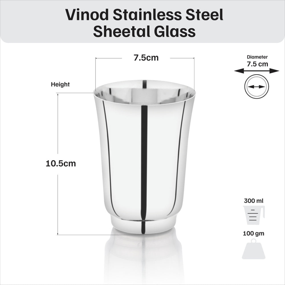 Vinod Stainless Steel Sheetal Glass