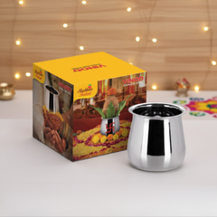 विनोद स्टेनलेस स्टील शुभम् कलश - नंबर 10 - 1000 मि.ली