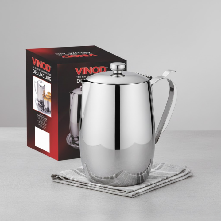 Vinod Stainless Steel Delux Jug Covered – 2000 ml