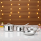 Vinod & Doniv Titanium Triply Stainless Steel 4 Pieces Mini Cookware Set