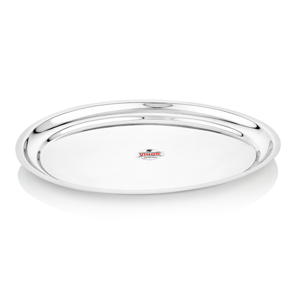 विनोद स्टेनलेस स्टील 61 पीस डिनर सेट प्रीमियम किचन सेट टिकाऊ, डिशवॉशर सुरक्षित, गृहप्रवेश उपहार के लिए भारी गेज डिनर सेट, सिल्वर