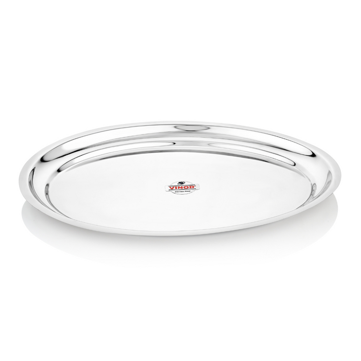 विनोद स्टेनलेस स्टील 61 पीस डिनर सेट प्रीमियम किचन सेट टिकाऊ, डिशवॉशर सुरक्षित, गृहप्रवेश उपहार के लिए भारी गेज डिनर सेट, सिल्वर