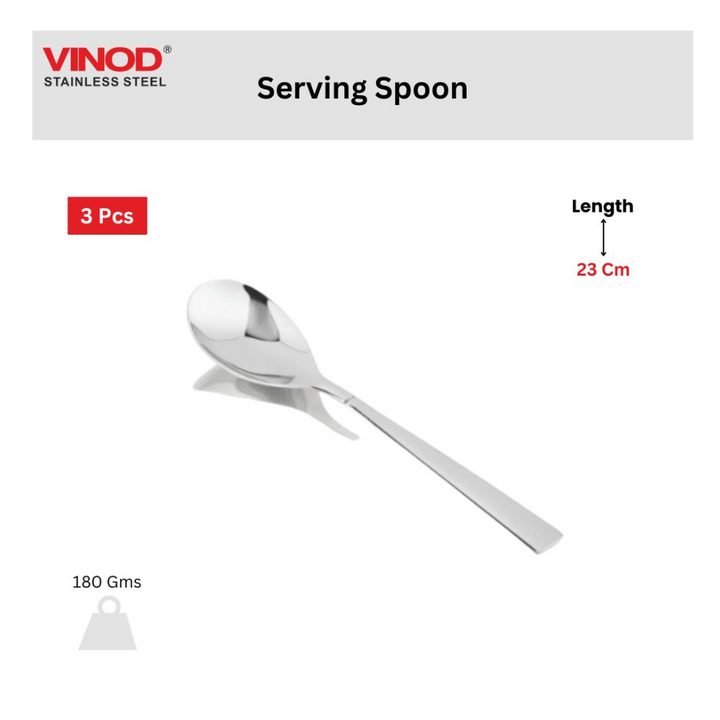 विनोद स्टेनलेस स्टील 61 पीस डिनर सेट प्रीमियम किचन सेट टिकाऊ, डिशवॉशर सुरक्षित, गृहप्रवेश उपहार के लिए भारी गेज डिनर सेट, सिल्वर