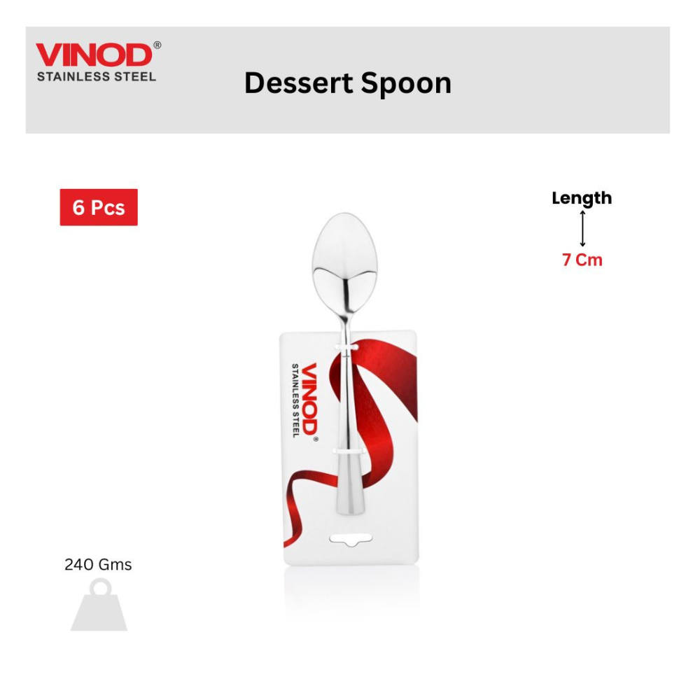 विनोद स्टेनलेस स्टील 61 पीस डिनर सेट प्रीमियम किचन सेट टिकाऊ, डिशवॉशर सुरक्षित, गृहप्रवेश उपहार के लिए भारी गेज डिनर सेट, सिल्वर