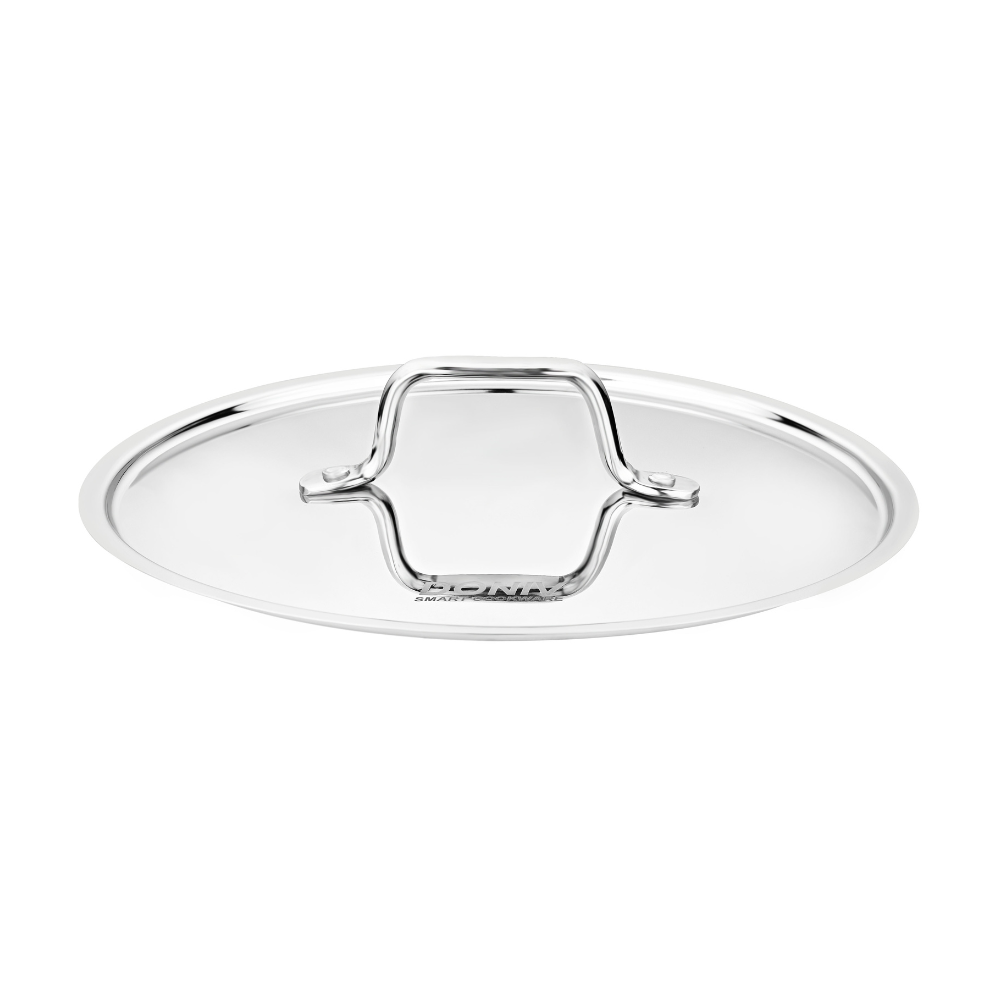 विनोद डोनिव ट्रिपली कढ़ाई ढक्कन के साथ, भारी तले वाली 4.8 लीटर गहरी कढ़ाई, साइड हैंडल के साथ, इंडक्शन और गैस स्टोव के अनुकूल, डिशवॉशर सुरक्षित