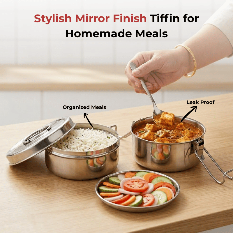 Vinod Stainless Steel Lunch Tiffin, product view 7
