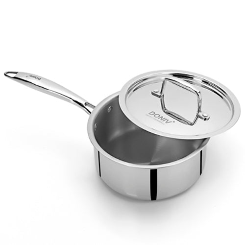 Vinod - Doniv Titanium Triply Stainless Steel Sauce Pan with Cover