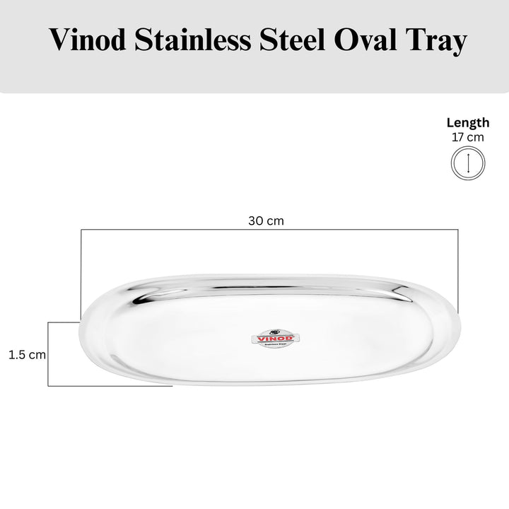 विनोद स्टेनलेस स्टील सलाद ट्रे