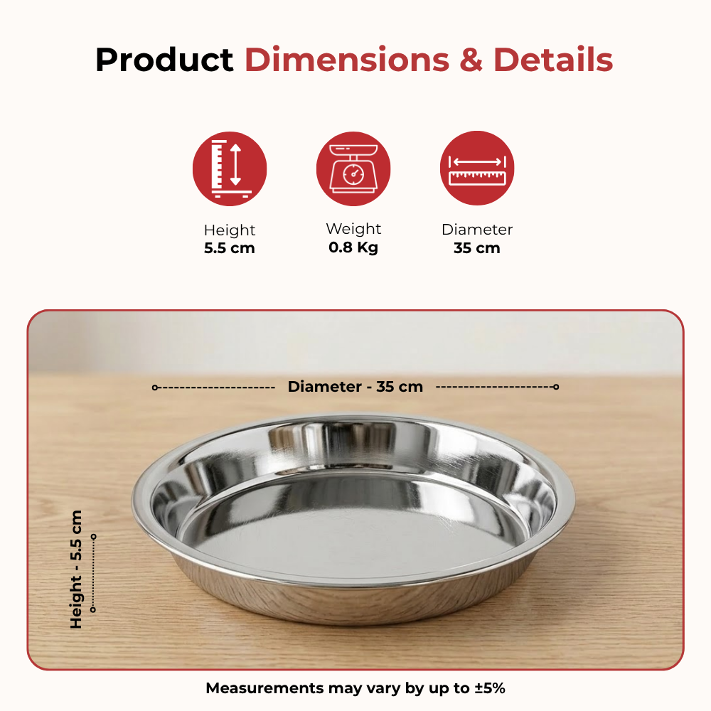 Vinod stainless steel parat, No.16, product view 7