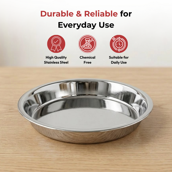 विनोद स्टेनलेस स्टील परात – नंबर 14