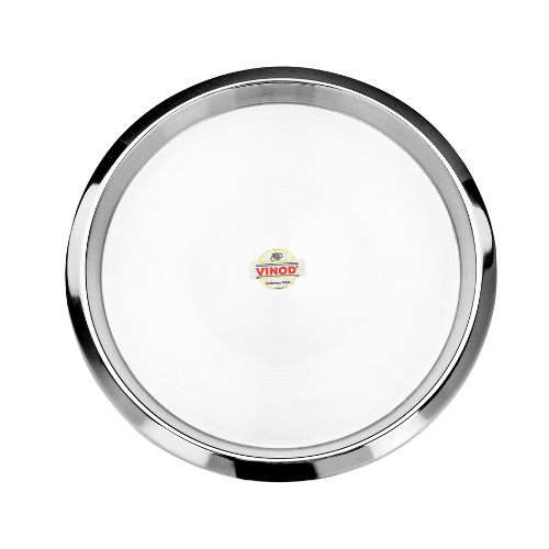 Vinod Stainless Steel Two Tone Plate