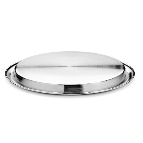 Vinod Stainless Steel Two Tone Plate