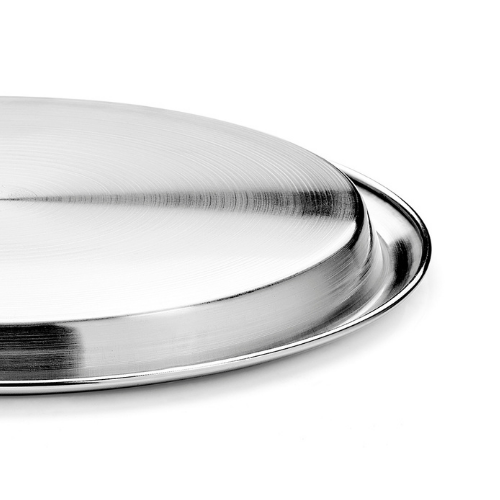 Vinod Stainless Steel Two Tone Plate