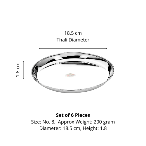 Vinod Stainless Steel Kanchan Bogi Plate