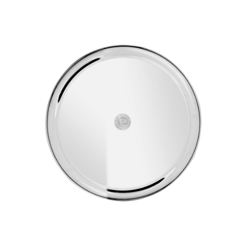 Vinod Stainless Steel Rajbhog Plate