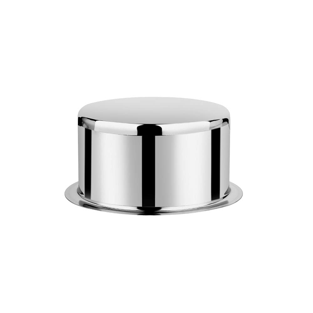 Vinod Stainless Steel Flat Bottom Tope Without Lid