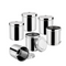 Vinod Stainless Steel Deep Dabba 500 ml/ No.8 – Set of 6 pieces, Airtight Steel Containers
