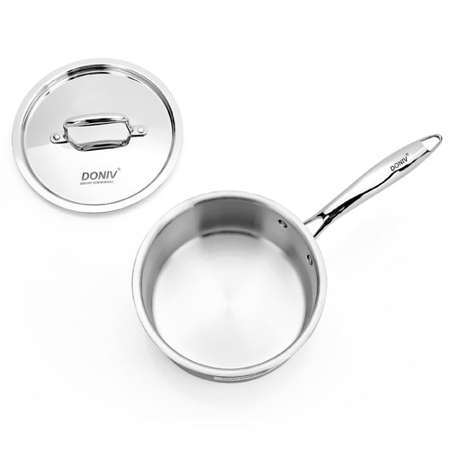 Vinod - Doniv Titanium Triply Stainless Steel Sauce Pan with Cover