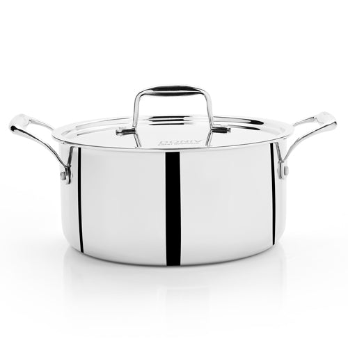 VINOD Doniv Titanium Triply Stainless Steel Sauce Pot with Cover