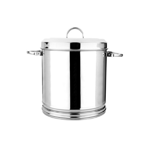 Vinod Stainless Steel Heavy Gauge Ration Dabba with Lid & Side Handle