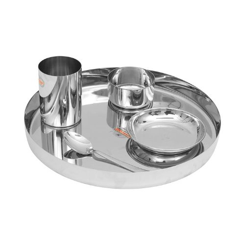 Vinod Stainless Steel 5 Pcs Thali Set